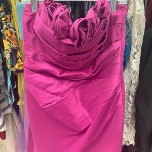 Fuchsia Strapless Dress